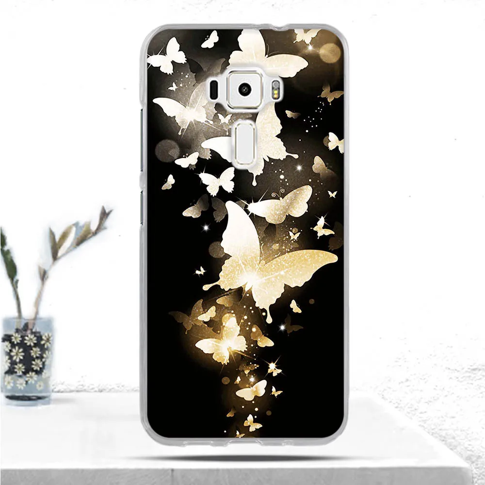 Роскошный чехол для телефона Asus Zenfone 3 ZE520KL из мягкого ТПУ силикона крутая задняя