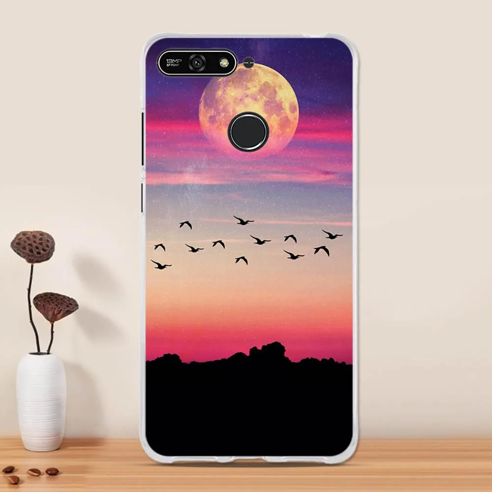 Чехол для Huawei Honor 7A Pro 5A 6A 9 Lite Силиконовый ТПУ чехол Huawe Y5 ii Y6 Prime 2018 P Smart Mate 10