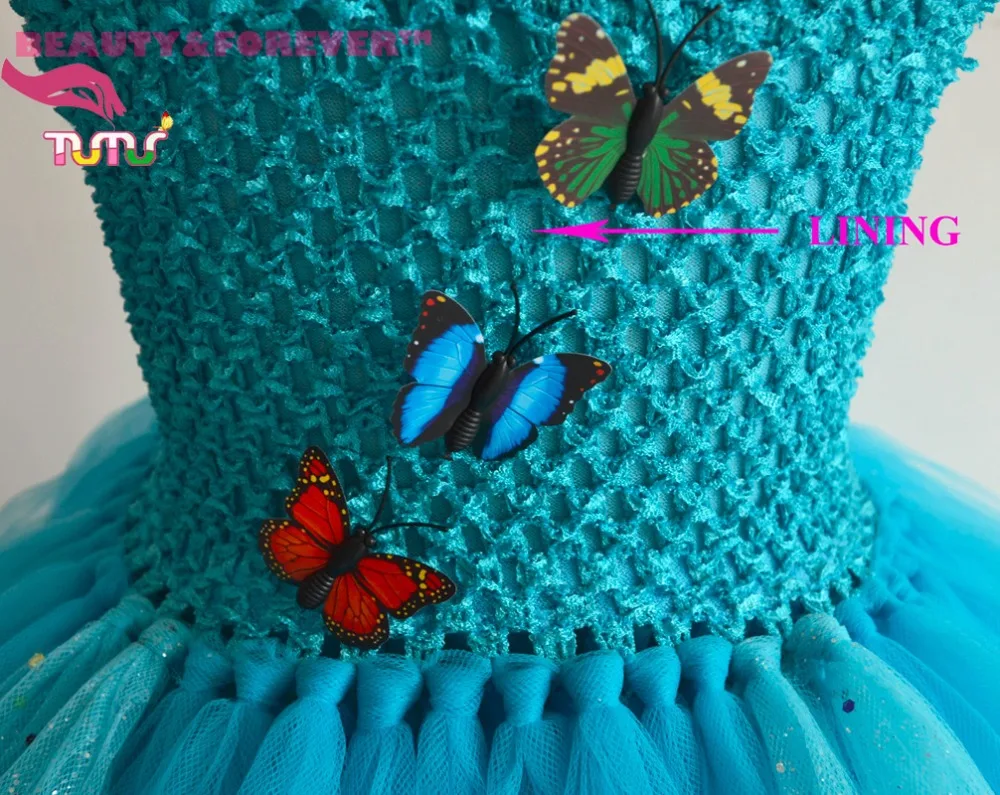 Новый дизайн ручной работы синий тюль косплей костюм принцессы Золушка платье с