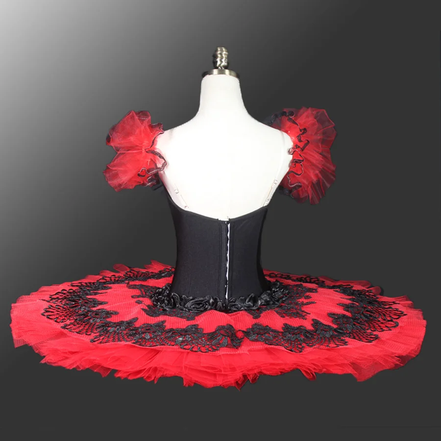 Профессиональная балетная пачка для взрослых женщин черная красная девочек