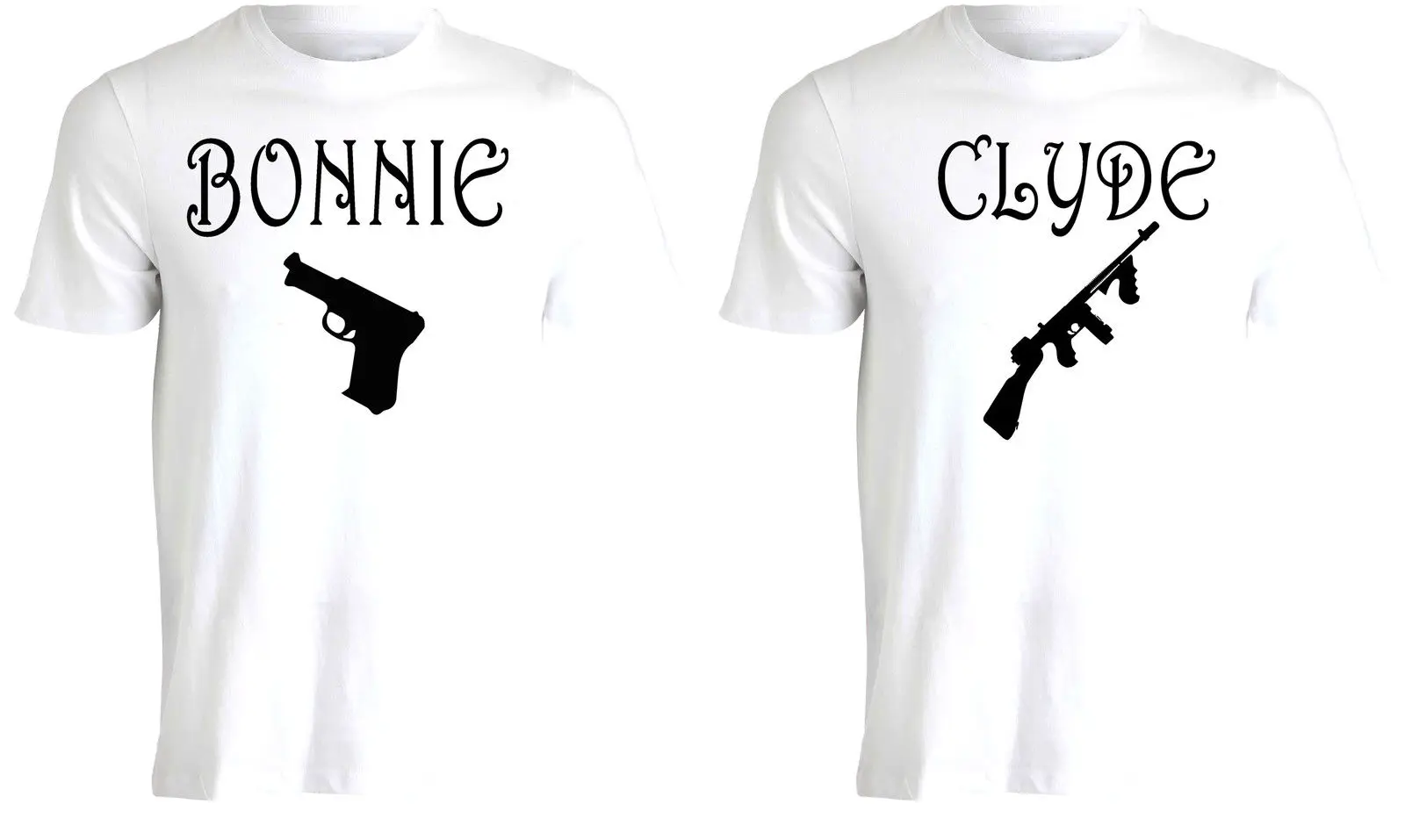 Мужская футболка с героями мультфильмов Bonnie & Clyde новая модная унисекс|Мужские