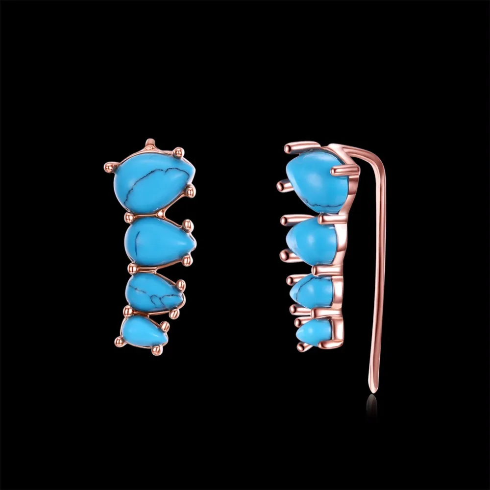 Новый AliExpress Горячая Европейский Стиль Медь длинные Натуральный камень Висячие