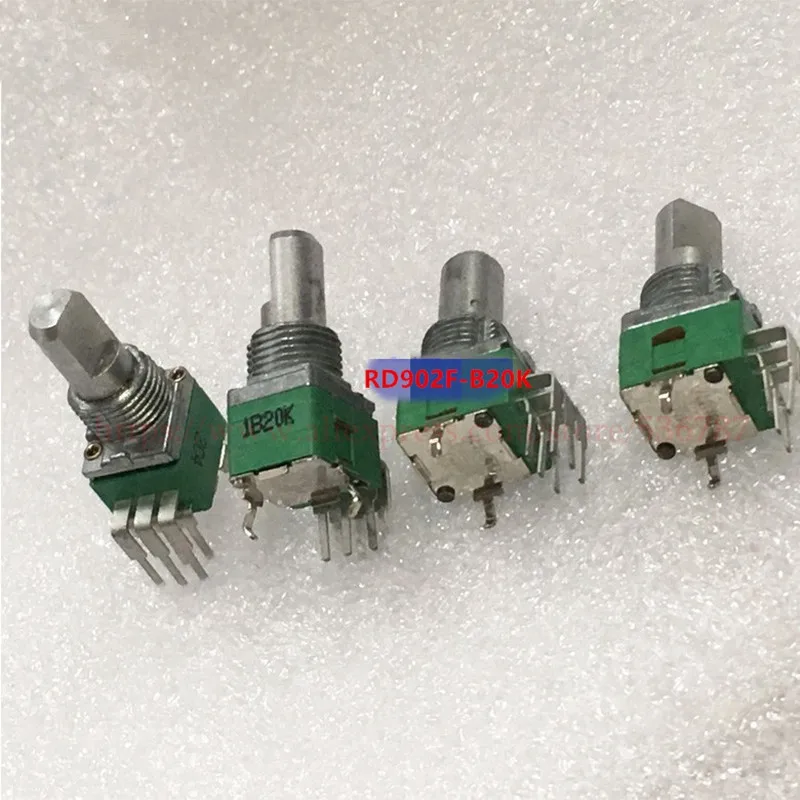 4 шт./лот вращающийся горшок ALPHA 15 6 Pin RD902F 40E1 15F 1B20K для ремонта DJ миксер аксессуары