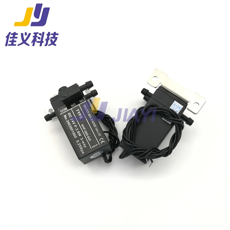 2Pcs 3.8W 24V UV Micro Solenoid Valve KHF-005-045 Ink Valve for FloraJHF/Galaxy/Crystal-Jet DX5 Inkjet Printer;High Quality!!! f00rj00005 fuel injection valve f 00r j00 005 common rail valve f00r j00 005 for 0 445 120 002 0445120002 0 986 435 501