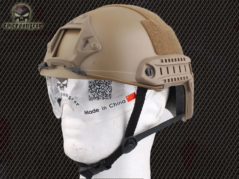 Emerson маски для страйкбола Быстрый базовый шлем защитные очки версия (Темная