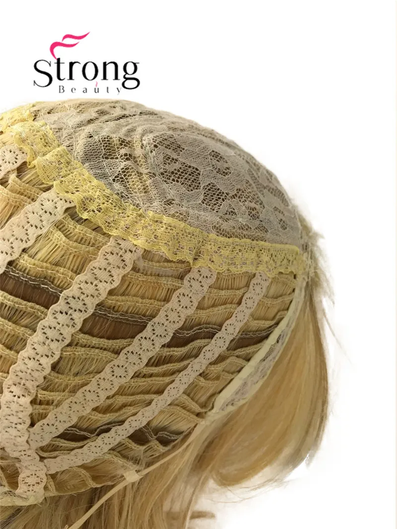 StrongBeauty длинный коричневый волнистый синтетический парик|Синтетические парики