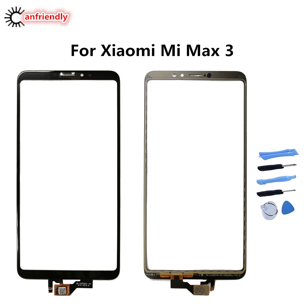 6," сенсорный экран для Xiaomi mi Max 3 Max3, сменная сенсорная панель, аксессуары для телефонов, переднее стекло для Xiao mi Max 3, сенсорный экран