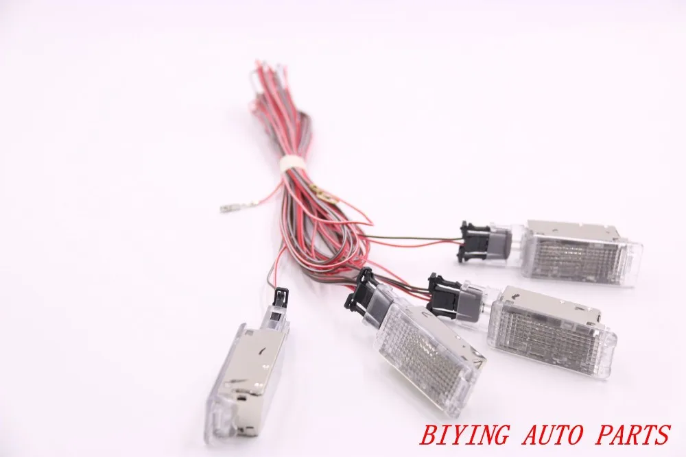 Оригинальная лампа для VW Golf 6 Jetta MK5 MK6 Tiguan Passat B6 5ND947415 5ND 947 415 Footwell адаптер