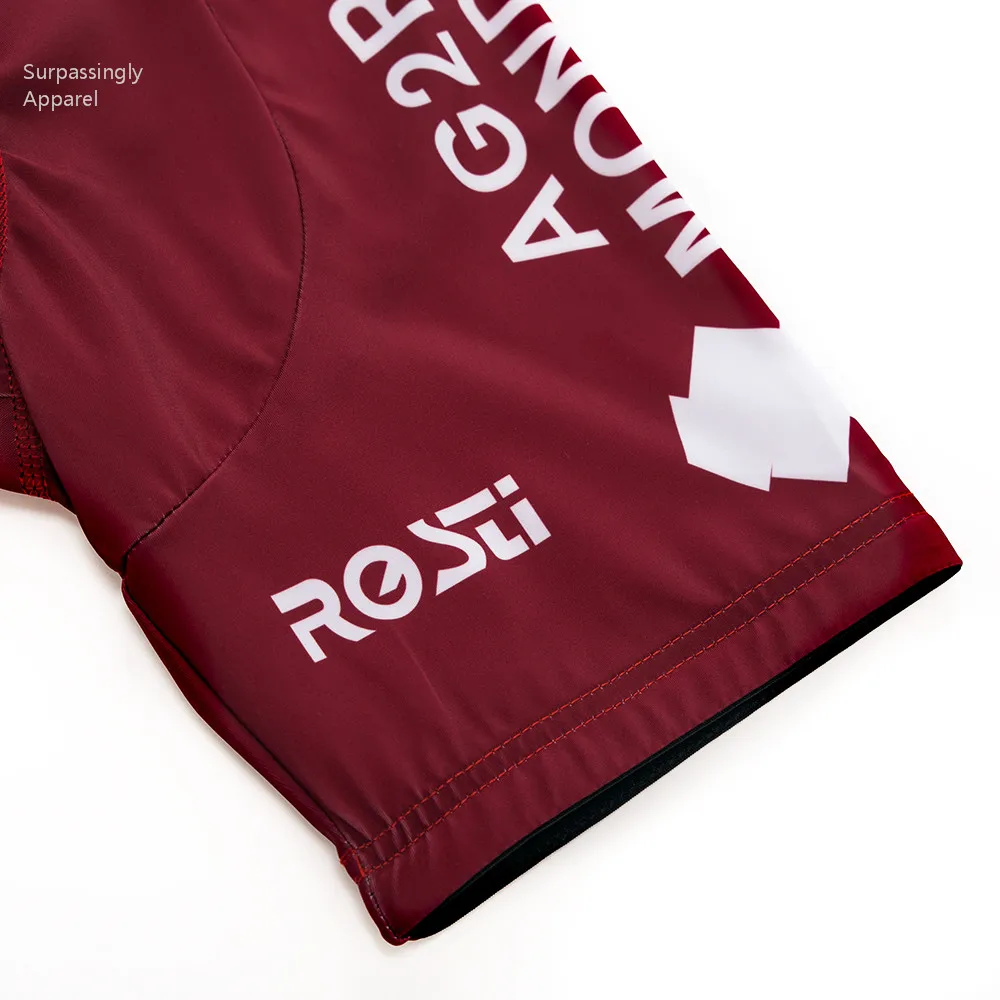 2019 Pro World Tour Team Ag2r мужские велосипедные шорты Велоспорт комбинезон брюки дышащие