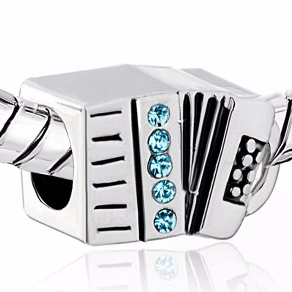 Горка Шарм аккордеон Шарм Бусины fit Pandora Браслеты Ювелирные изделия, аксессуары ручной работы Рождественский подарок