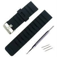 silicone watch band wristwatch strap 24mm watches bracelet accessories men watchbands