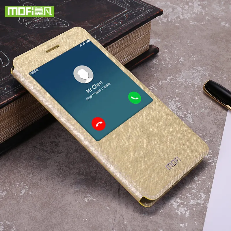 golden MOFI для Xiaomi Redmi Note 4 чехол для Xiaomi Redmi Note 4 случае глобальная версия крышка кремния Flip 360 для Xiaomi Redmi note4 чехол - Цвет: golden