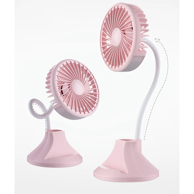 Usb перезаряжаемая Настольная лампа вентилятор для студентов обучающий