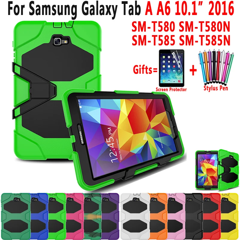 Детский силиконовый чехол для планшета Samsung Galaxy Tab A A6 10 1 2016 T580 T585 | Компьютеры и