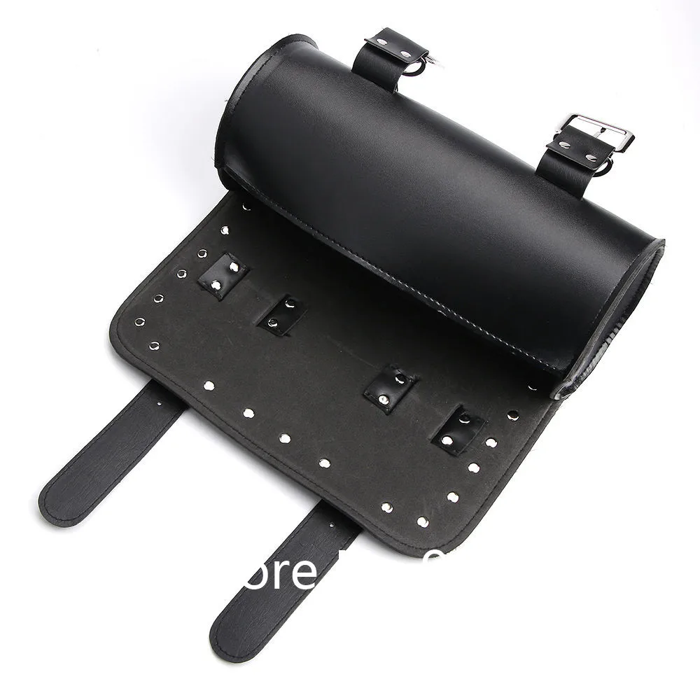 Мотоциклетная сумка для инструментов черная руля сиденья Harley Cruiser Chopper Bobber