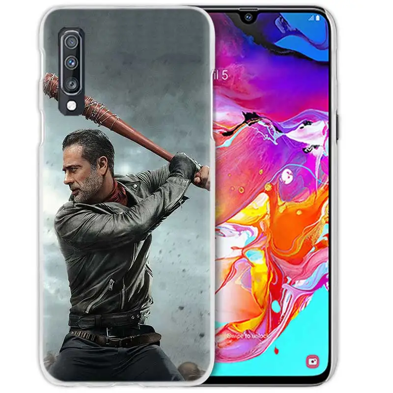 Negan с изображениями из сериала «Ходячие мертвецы» чехол для samsung Galaxy A50 A70 A80 A20e A60 A40 A30 A20 A10 A8 A6 плюс A9 A7 жесткий чехол для телефона из поликарбоната с Coque