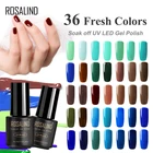 Гель-лак для ногтей ROSALIND, 7 мл, УФ-цветов, Полупостоянный светодиодный Гель-лак для ногтей, отмачиваемый