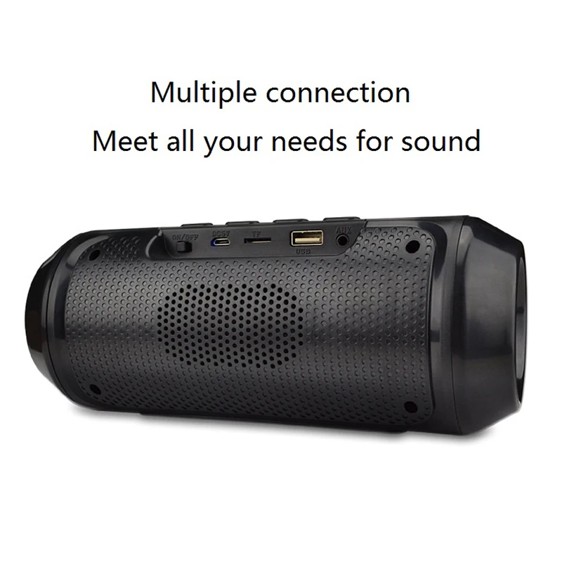 Портативная беспроводная Bluetooth колонка два блока стерео цветная динамик с