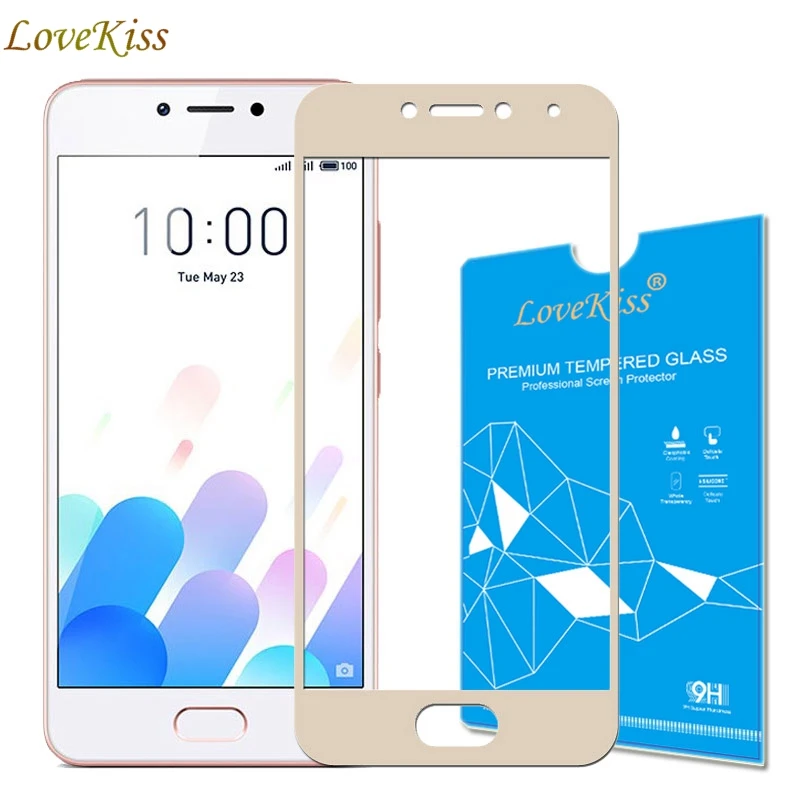 Для Meizu M5C M710H твердость 9 H полное покрытие закаленное стекло для M 5C A5 защитная