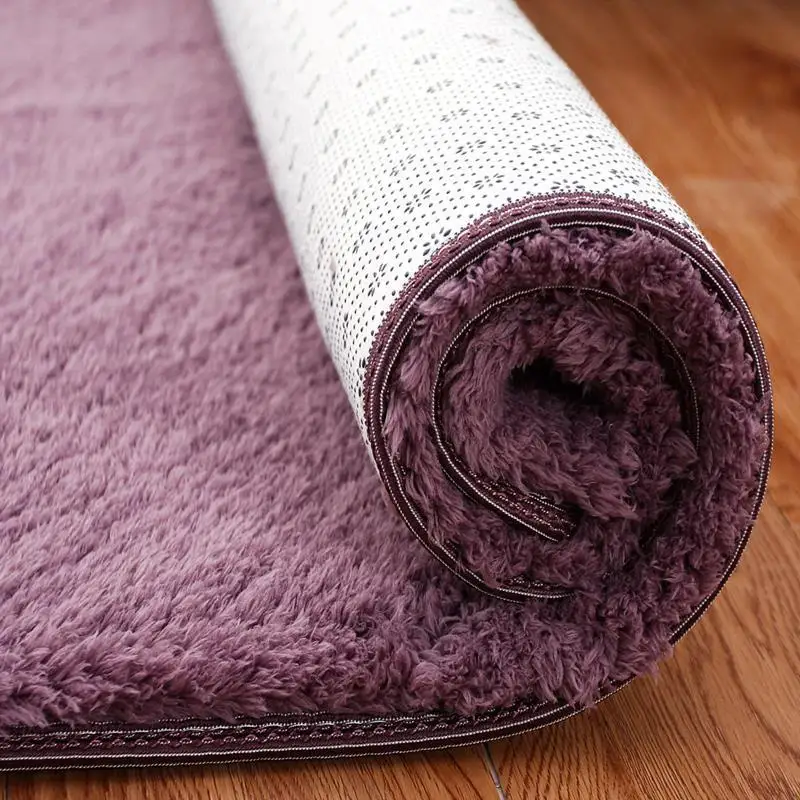 Супермягкий плюшевый теплый коврик для ванной с эффектом памяти душа 9 цветов