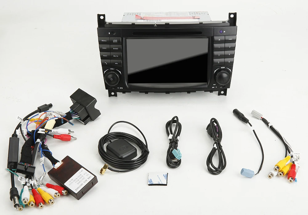4G RAM 64G ROM No Tax Android 9 0 автомобильный dvd плеер GPS навигационное радио для Mercedes Benz CLK Class