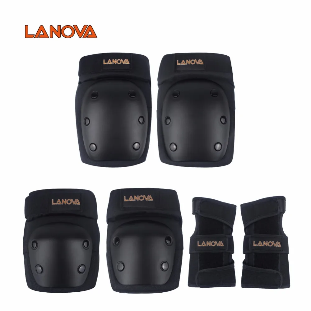 Наколенники LANOVA для взрослых и детей налокотники защита запястья 3 в 1 набор