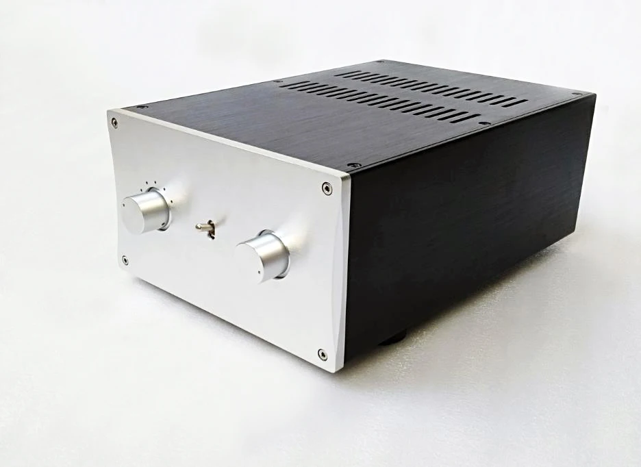 BZ2212S Full aluminum amplifier chassis / Preamp / DAC decoder / power box / AMP Enclosure / case / DIY box (220*120*311mm)