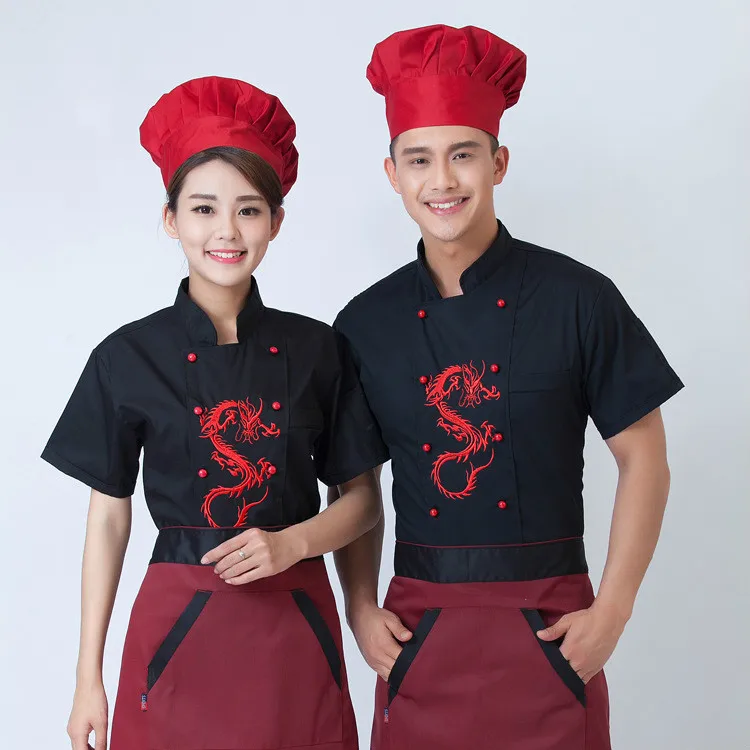 Летние услуги повара рабочая одежда Отеля Китайский ресторан оснастка Униформа
