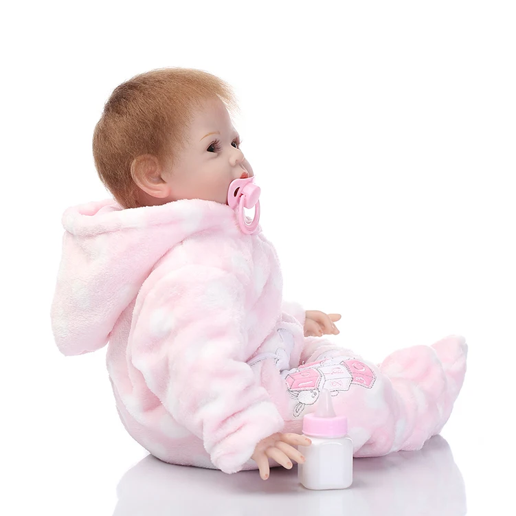 55 см Reborn Baby Doll Силиконовые реборн ручной работы реалистичные для маленьких