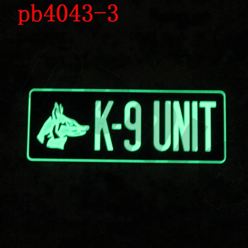 3D ПВХ патч K-9 блок K9 собаки мораль тактических военных