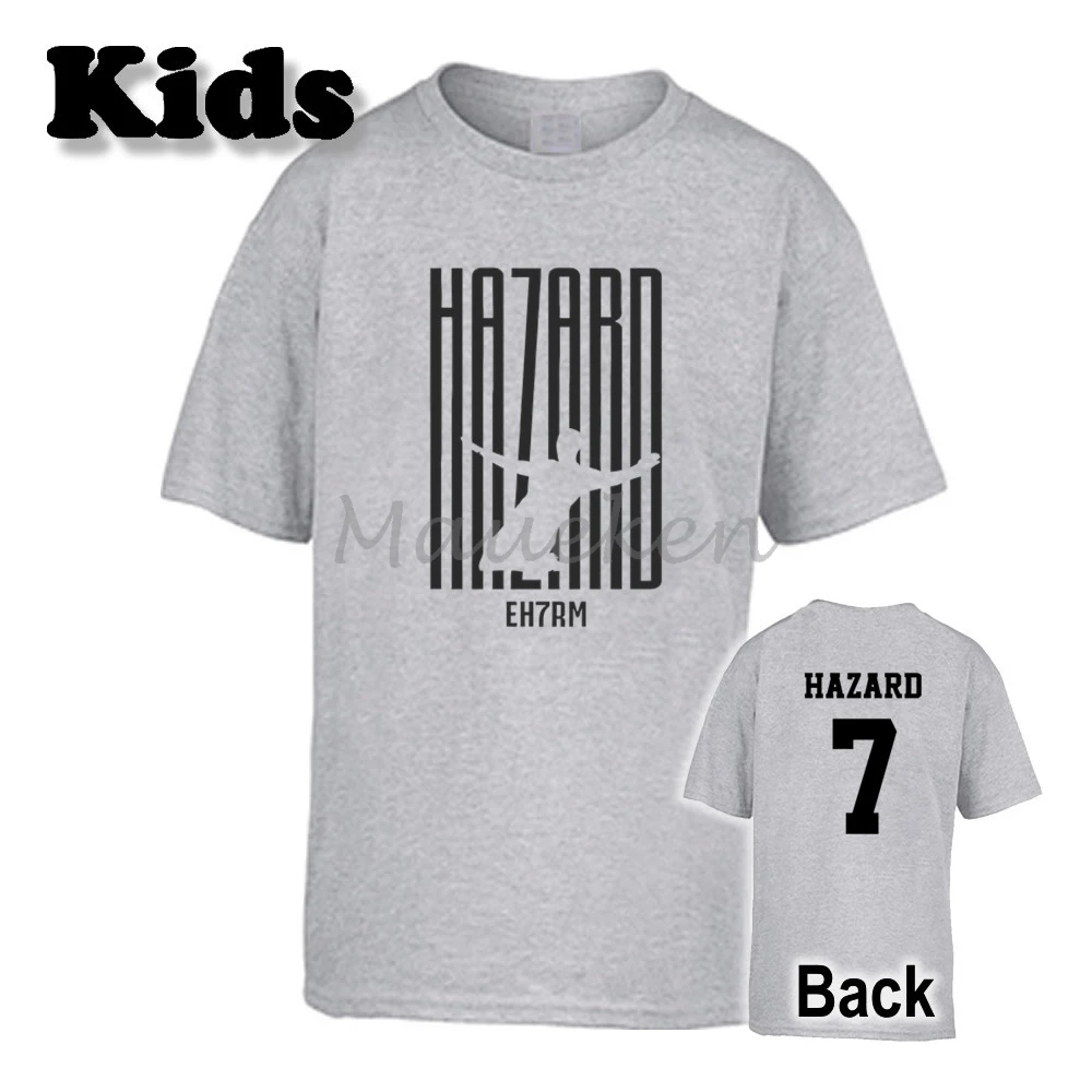 Детская футболка hala New Мадрид King Eden Hazard 7 EH7RM для мальчиков и девочек Футболка с