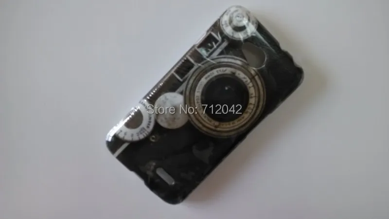 Мягкий гелевый Чехол из ТПУ с винтажным принтом камеры для LG L70 бесплатная