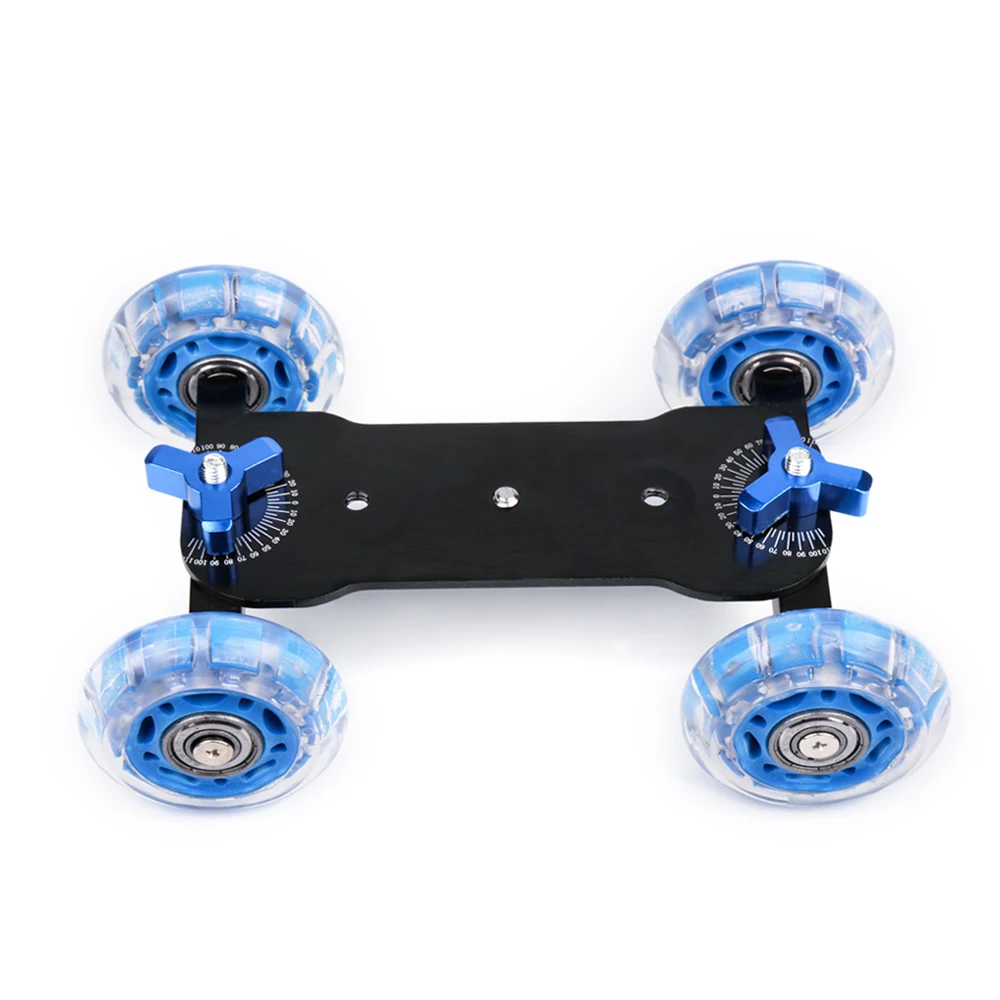 

4 Wheel Desktop Vedio Rail Track Slider Dolly Car for DSLR Camera Camcorder