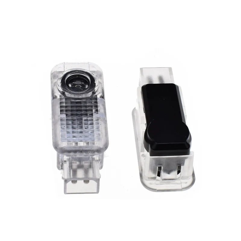2 шт. логотип voiture светодиодный lumiere PourAudi S line Quattro a3 a4a5 a6 Porte fantmome Ombre lumier de Projecteur de Laser emblemme