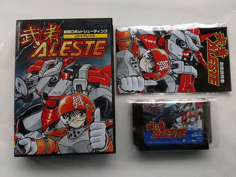 Игра MD: Musha Aleste (японская версия! Коробка + инструкция картридж!)|Игры для консолей|