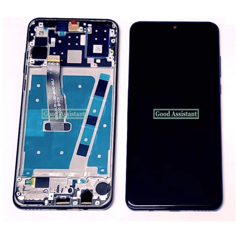 Черный 6,1 дюймов для huawei P30 Lite/Для huawei Nova 4E ЖК-экран кодирующий преобразователь сенсорного экрана в сборе с рамкой