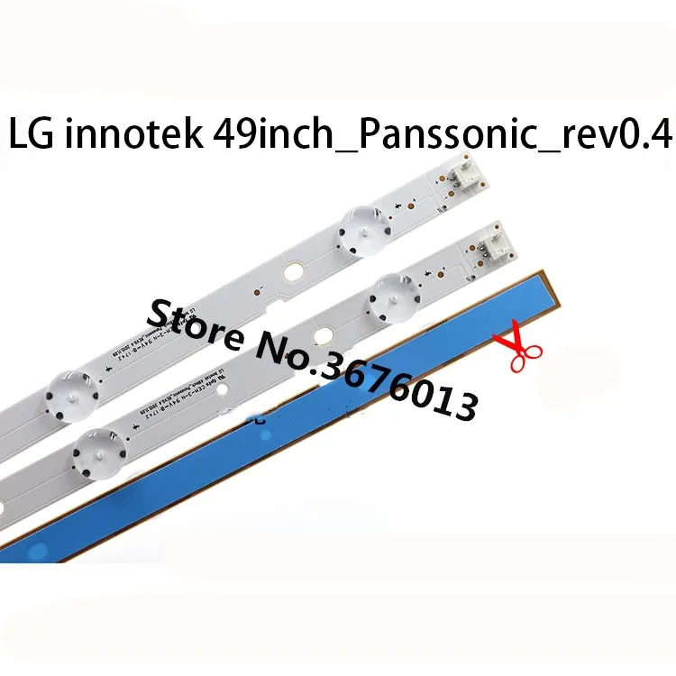 Светодиодная лента для подсветки 5 ламп LG Innotek 49 дюймов телевизора Panasonic TX 49DS500B