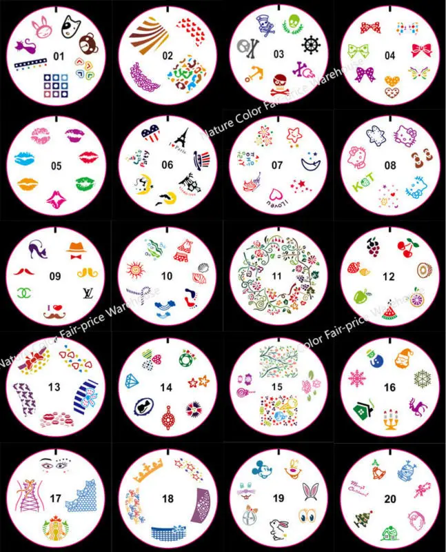 1 шт. штамповочный шаблон для дизайна ногтей силиконовая гелевая пластина 3 в