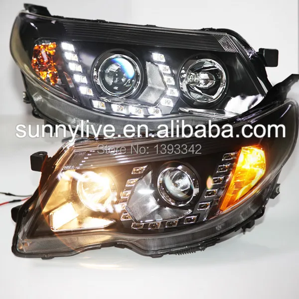 Светодиодные фары для Subaru Forester 2008 2012 года pw|subaru forester|subaru forester lightssubaru light |