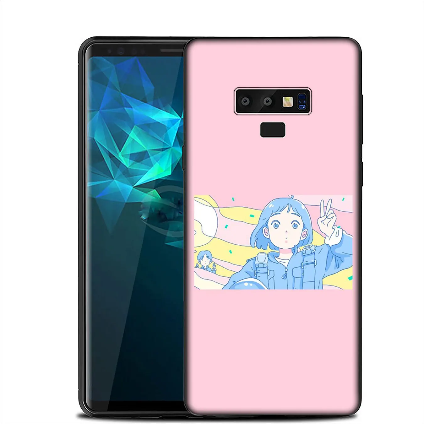 IYICAO мягкий чехол с японским аниме Love Friend ART для Samsung Galaxy A6 A9 A8 A7 2018 A3 A5 2016 2017 Note 9 8 10 Plus