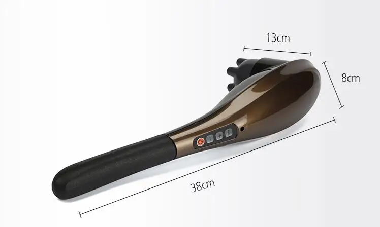 Беспроводной электрический массажер с дельфином на плече и спине массажная