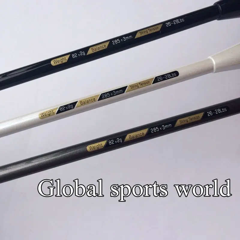 Сверхлегкая ракетка для бадминтона из углеродного волокна 4U 82g 100% с 3D лезвием N80 2