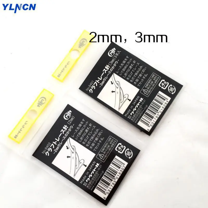 2 мм/3 мм японская кожаная игла для рукоделия веревка вязания вручную импортная