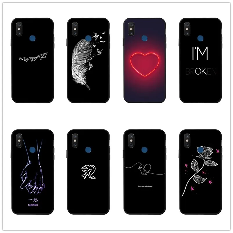 Чехол черный из силикона Soft TPU для Xiaomi Mi 8 SE.