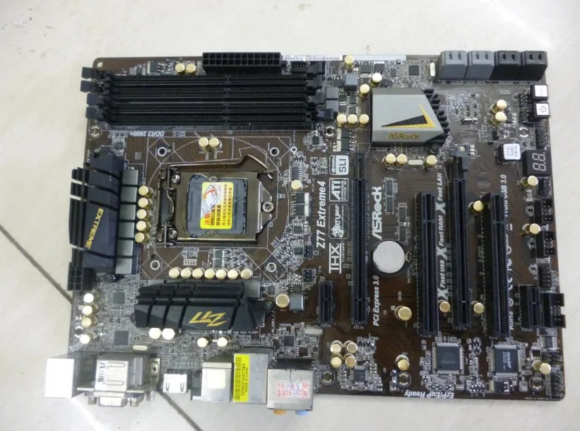 Z77 Extreme 4 EX4 DDR3 LGA1155 USB2.0 USB3.0 32 Гб настольная материнская плата используется 90% новый