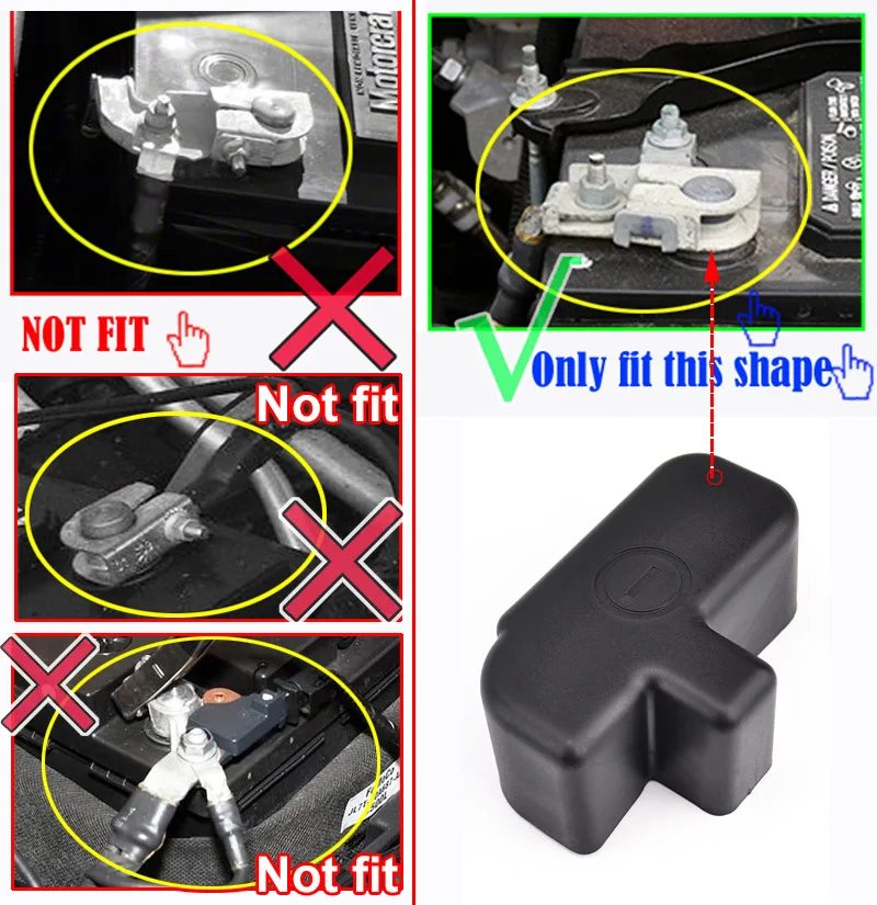 Анод аккумулятора двигателя крышка клеммы отрицательного кабеля для Ford Flex Taurus /