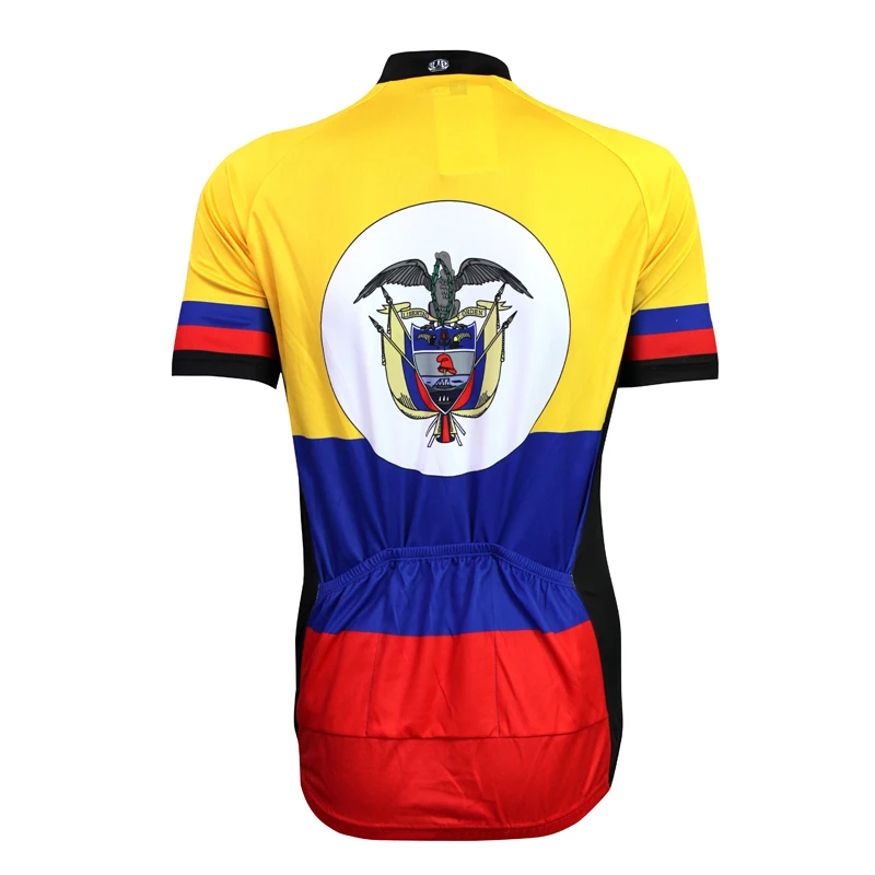 2018 Велоспорт Джерси с коротким рукавом Колумбия Спортивная одежда для