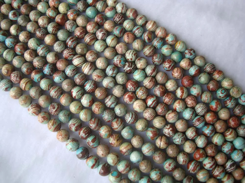 Круглые бусины из яшмы 8 мм для изготовления ювелирных изделий браслетов