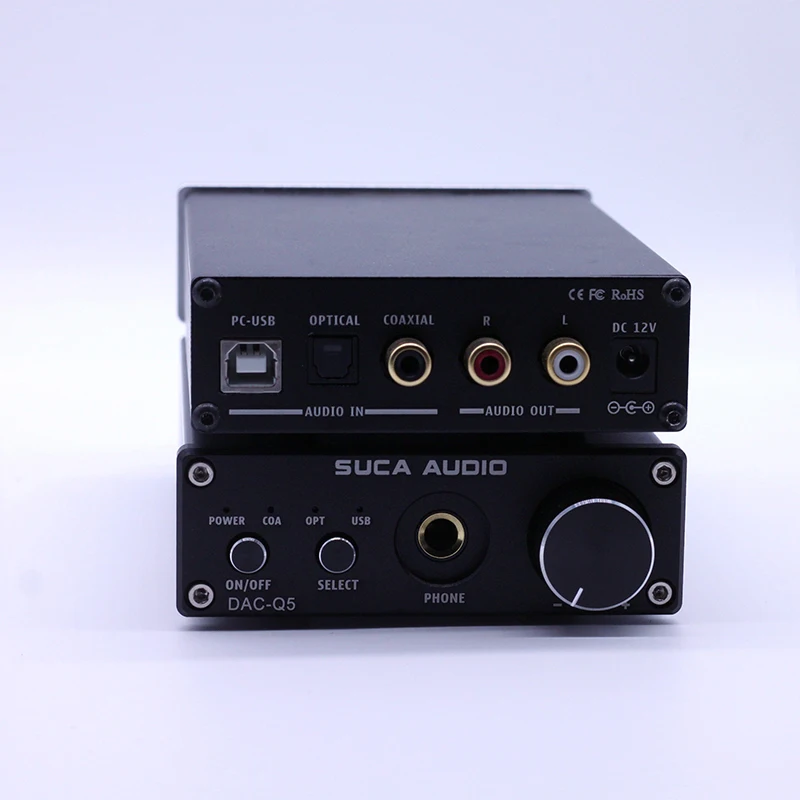 SUCA аудио DAC-Q5 HiFi оптический/коаксиальный/USB наушники цифровой аудио усилитель ЦАП Декодер ЦАП Q5