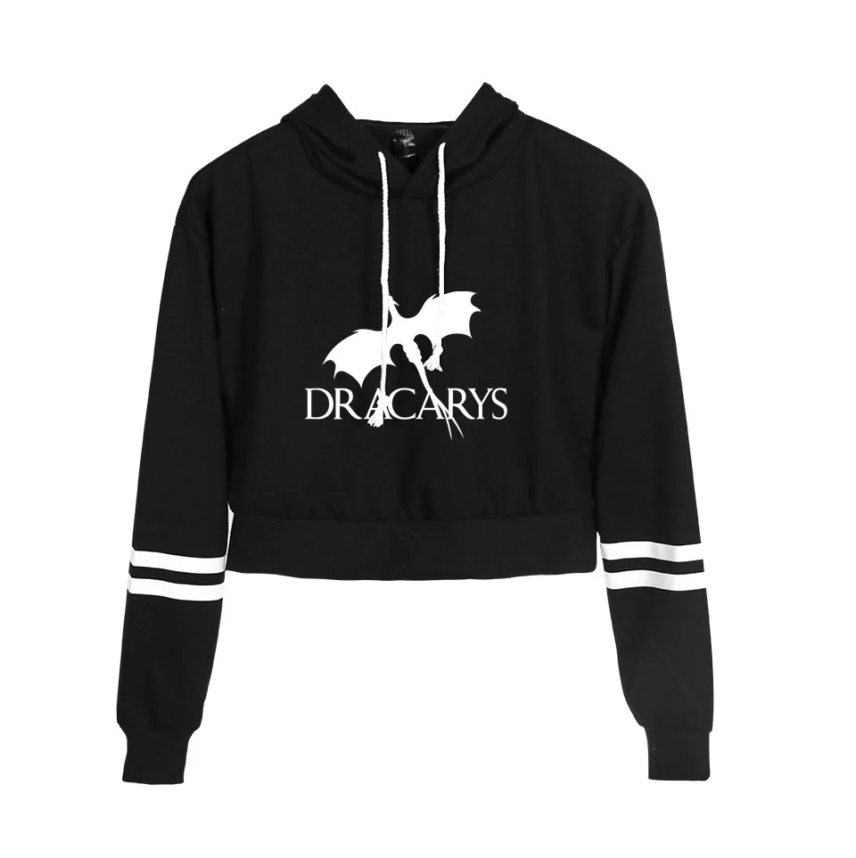 Игра престолов Dracarys пуловер Мода несколько цветов девушка с длинным рукавом dracarys